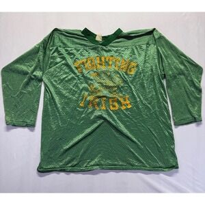 Notre Dame Fighting Irish Jersey Mens Large‎ Green McSenkis #5 Don Alleson NCAA